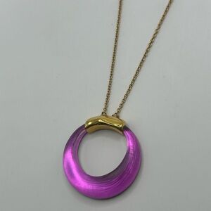 Alexis Bittar Lucite Pendant Necklace